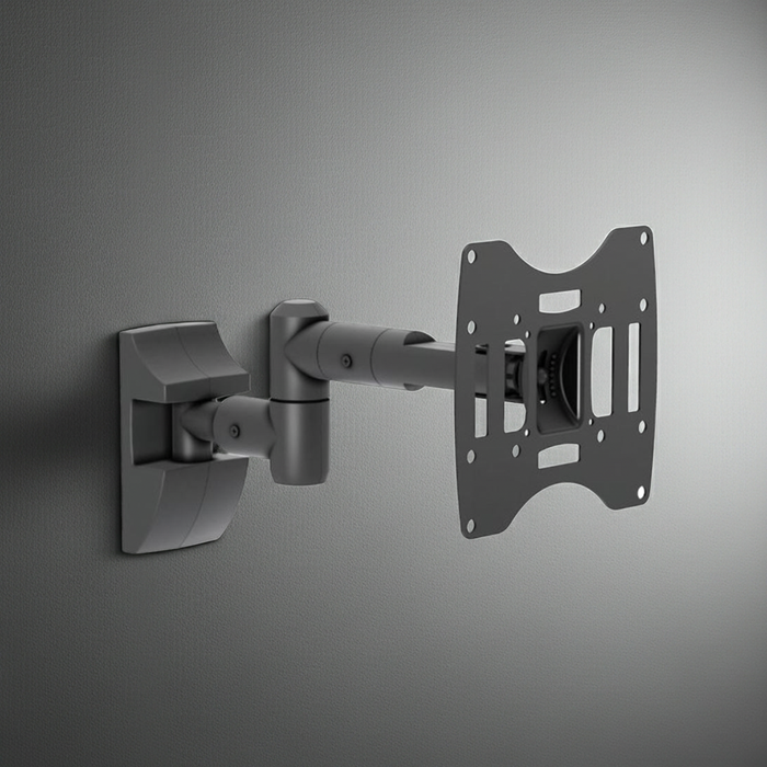 Support mural TV compact pour écrans jusqu'à 32" Pivotant et inclinable