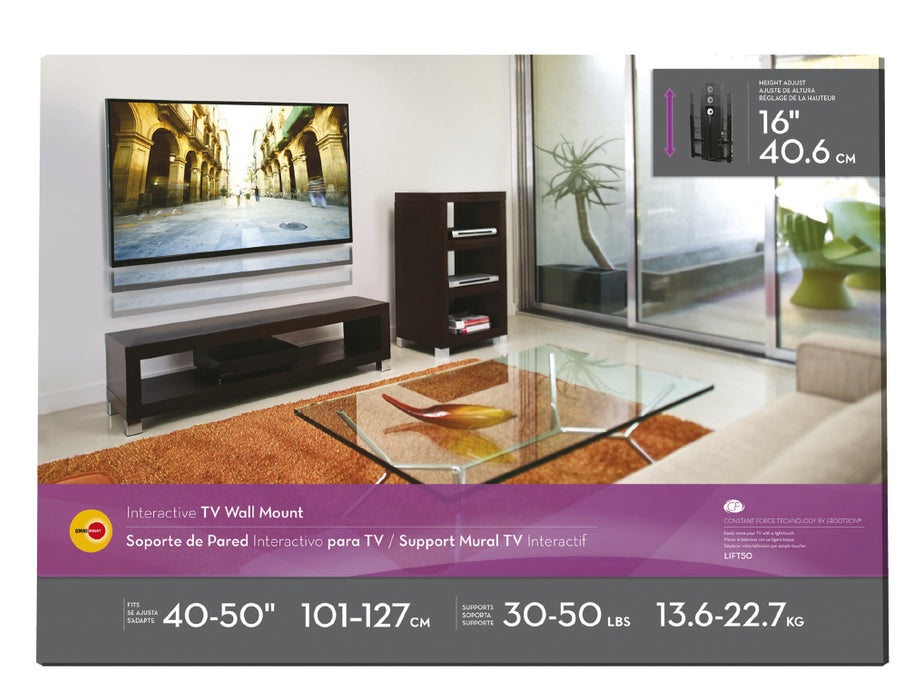 Support mural interactif 40-50"