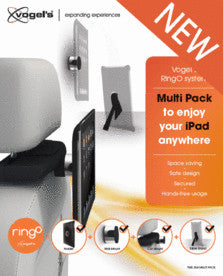 Vogels TMS 304 RingO Pack Multiple pour iPad 2 et 3 Noir