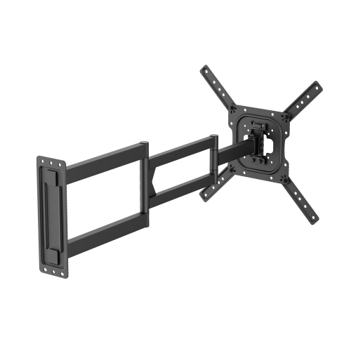Support mural TV Wolff Mount Extra long à mouvement complet jusqu'à 65 pouces | jusqu'à 95 cm du mur ! | Universel | VESA 400x400