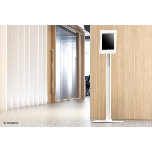 Support de sol pour tablette inclinable et rotatif Neomounts Blanc FL15-650WH1