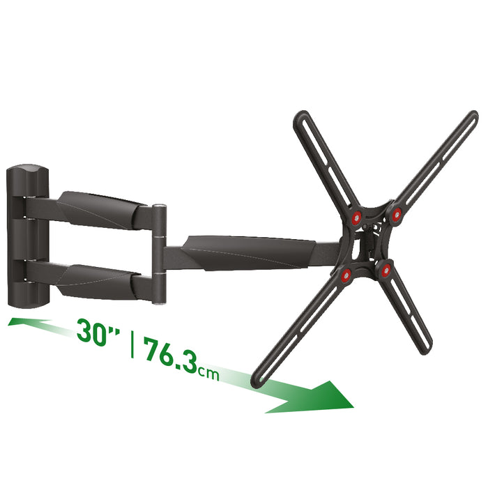 Support mural TV jusqu'à 55 pouces, 76 cm du mur !