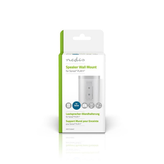 Support mural pour enceintes | Pour Sonos® PLAY:1? | Inclinable et pivotant | Max. 3 kg
