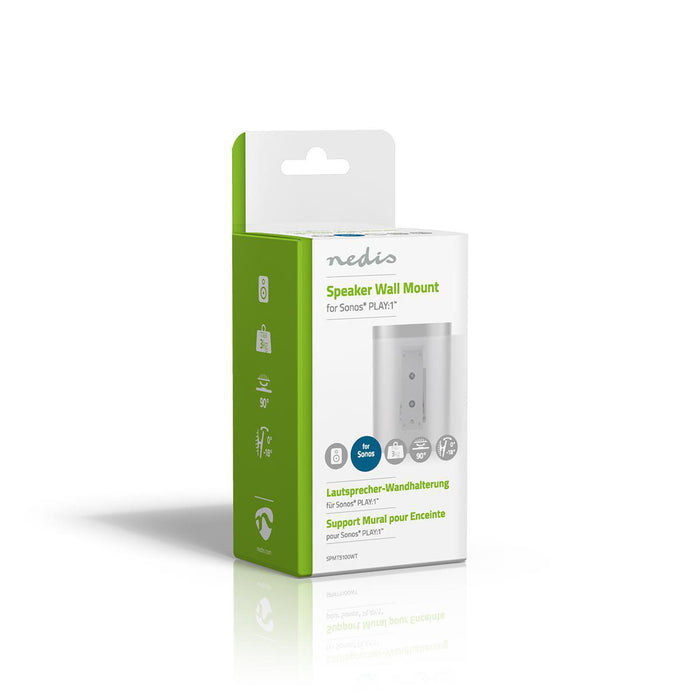 Support mural pour enceintes | Pour Sonos® PLAY:1? | Inclinable et pivotant | Max. 3 kg