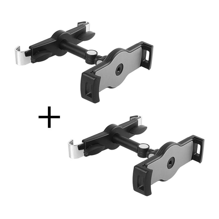 Pack DUO Vacances : 2x support tablette/téléphone Wolff Mount pour voiture
