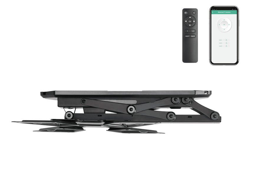 Elektrische plafondbeugel 32-55 inch TVB-106 APP ingeklapt