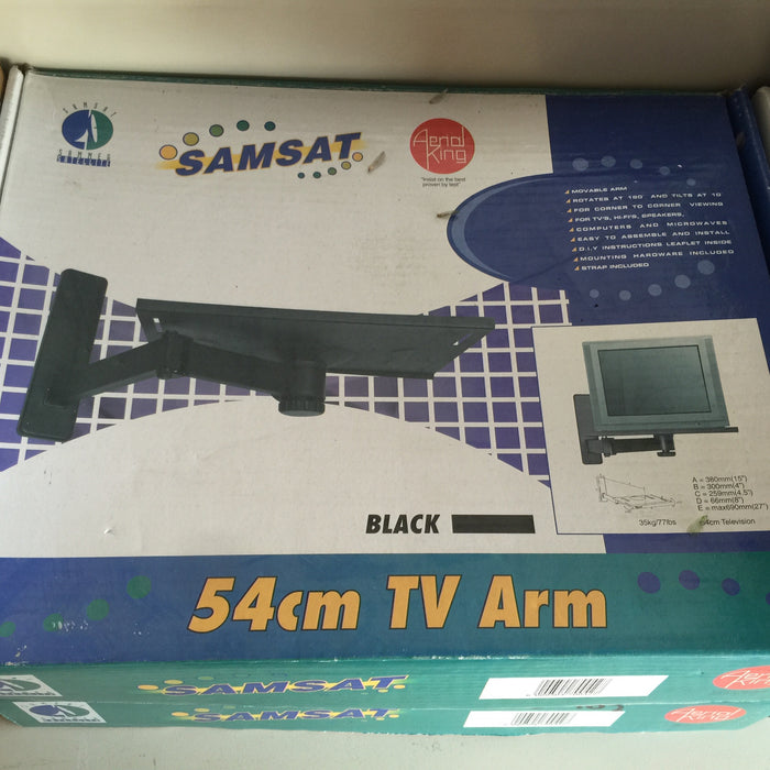 Support mural pivotant pour tube cathodique