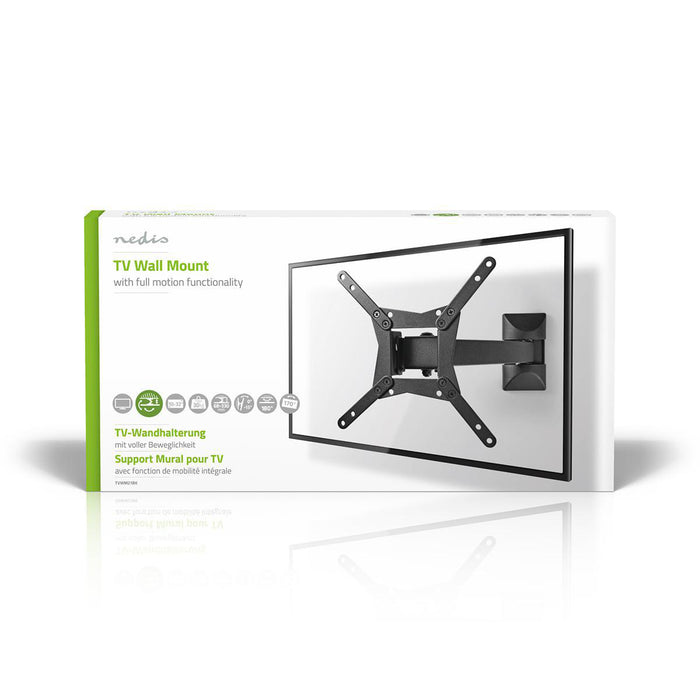Support mural TV à mouvement complet | 10 - 32" | Max. 30 kg | 2 points d'articulation