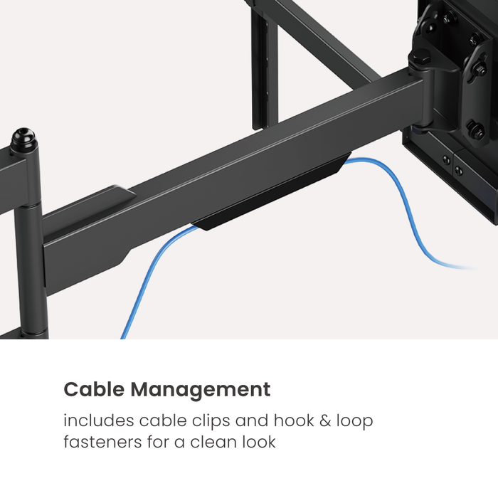 Support mural TV ultra robuste jusqu'à 140 pouces | Mouvement complet | 125 kg | VESA 1200x900