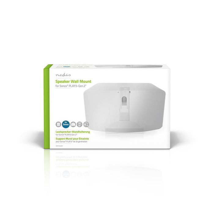 Support mural pour enceintes | Pour Sonos® PLAY:5-Gen2? | Inclinable et pivotant | Max. 7 kg