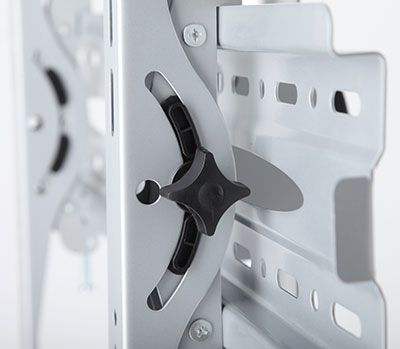 Support TV sur pied Wolff mobile | Jusqu'à 65 pouces | Argent | Hauteur réglable | Universel | VESA 600x400