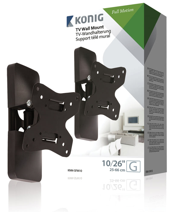 Support mural entièrement mobile 10-26"