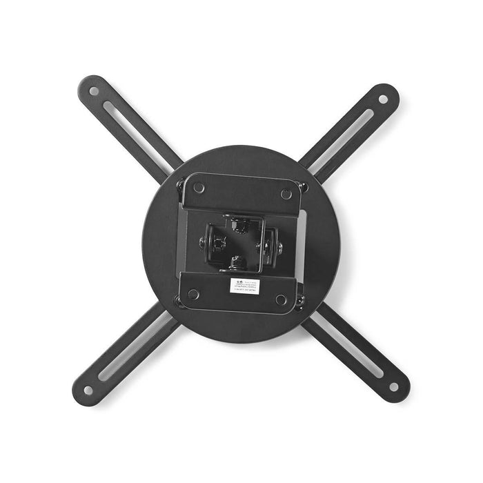 Support de plafond pour projecteur | Rotation à 360° | Max. 10 kg | Distance au mur de 130 mm | Noir