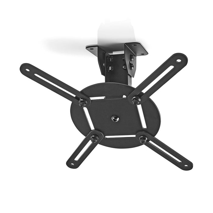 Support de plafond pour projecteur | Rotation à 360° | Max. 10 kg | Distance au mur de 130 mm | Noir