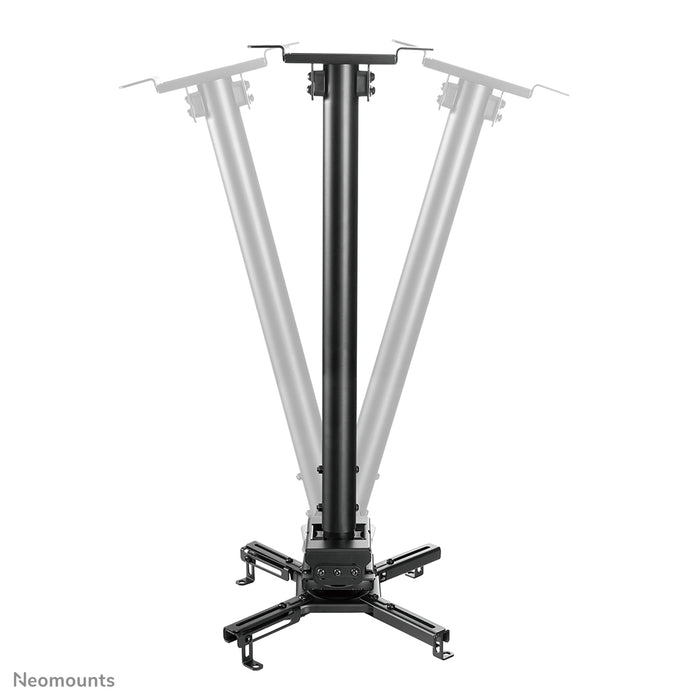 Neomounts CL25-540BL1 support universel de plafond pour projecteur, hauteur réglable (60,5-90,5 cm) - Noir