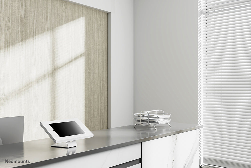 Neomounts DS15-630WH1 support rotatif pour tablette de bureau/mural pour tablettes de 9,7 à 11 pouces - Blanc