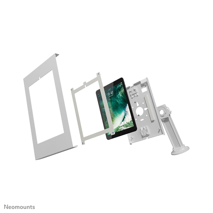 Neomounts DS15-640WH1 support de tablette rotatif pour plateau de table pour tablettes de 9,7 à 11 pouces - Blanc
