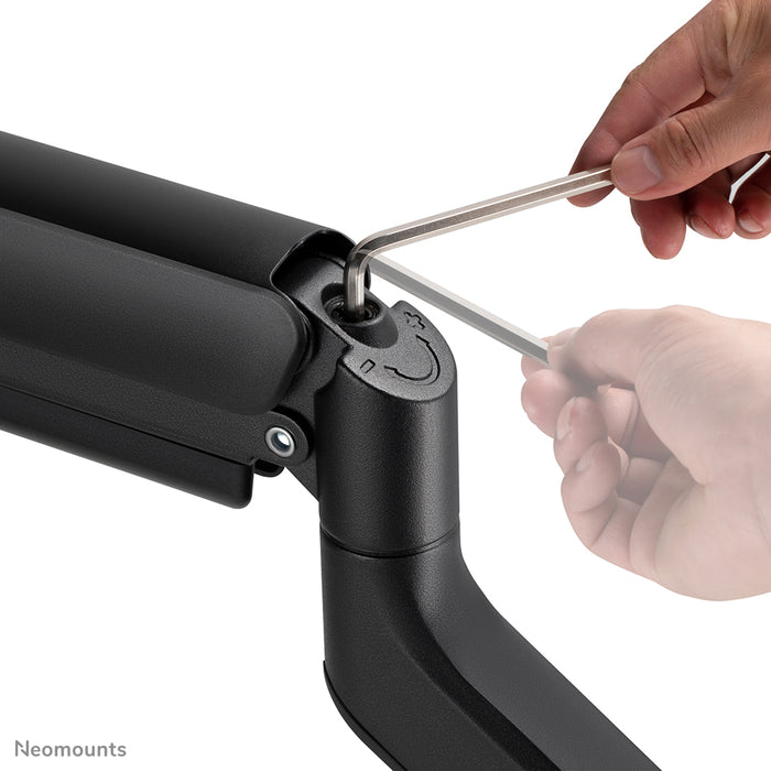 Support de bureau Neomounts DS70-450BL1 à mouvement complet pour écrans de 17 à 42 pouces - Noir