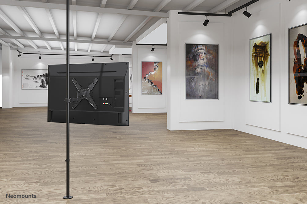 Support TV articulé Neomounts FL40-450BL14 (Ø28-50 mm) pour écrans de 32 à 55 pouces - Noir