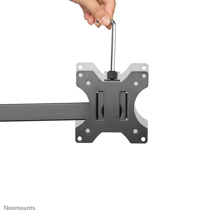Support de bureau Neomounts FPMA-D550DD3 noir à mouvement complet pour écrans de 13 à 27 pouces - Noir