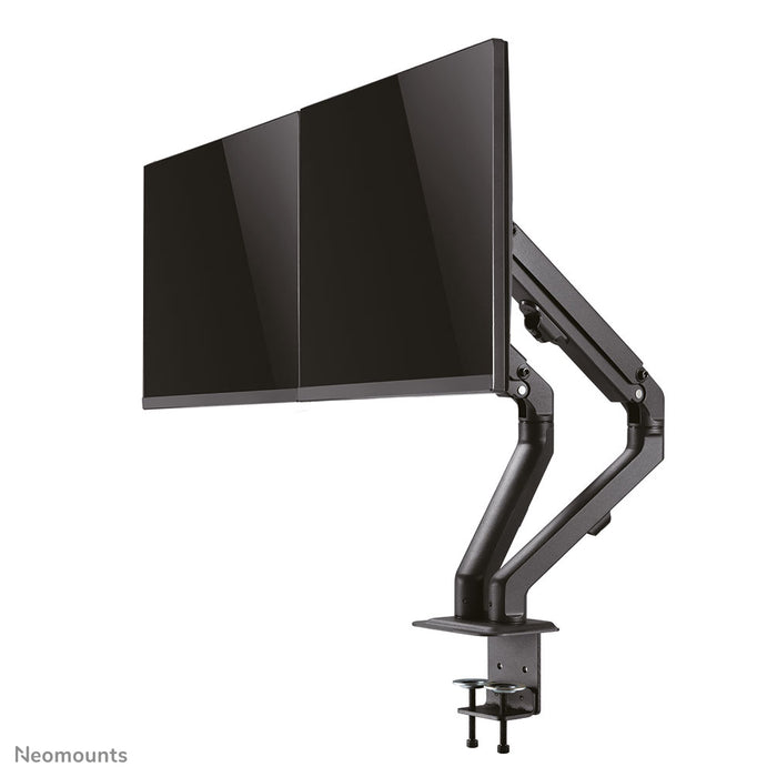 Neomounts FPMA-D650D noir est un support de bureau à mouvement complet pour écrans jusqu'à 27 pouces (69 cm).