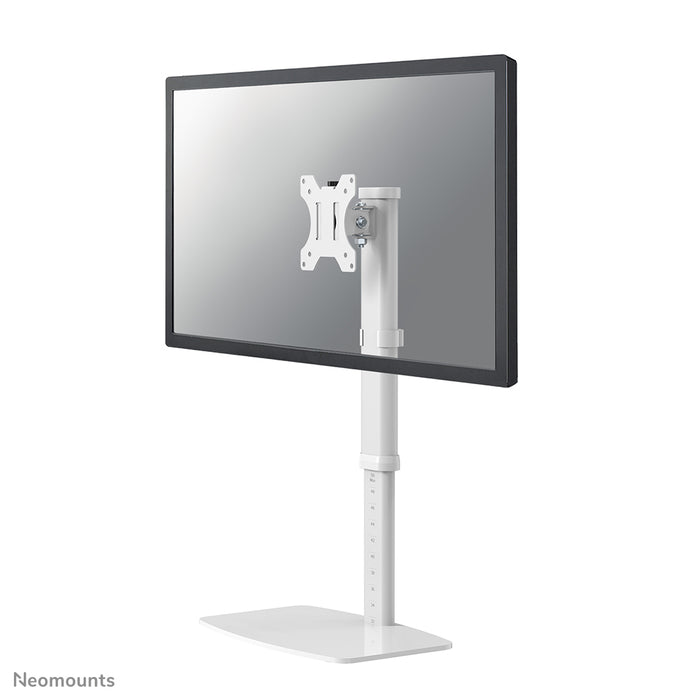 Neomounts FPMA-D890 blanc est un support de bureau pour écrans plats jusqu'à 30 pouces (76 cm).