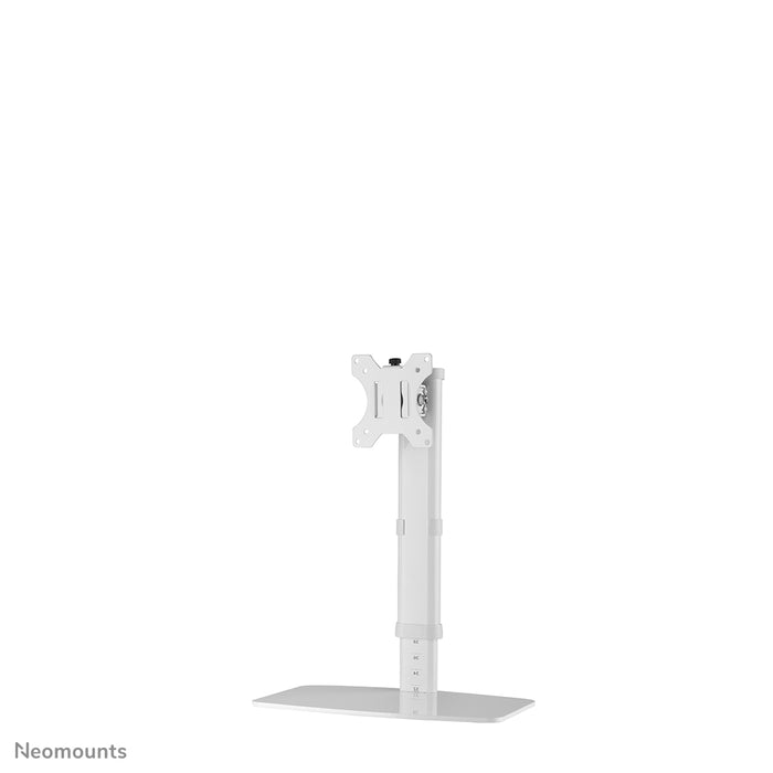 Neomounts FPMA-D890 blanc est un support de bureau pour écrans plats jusqu'à 30 pouces (76 cm).