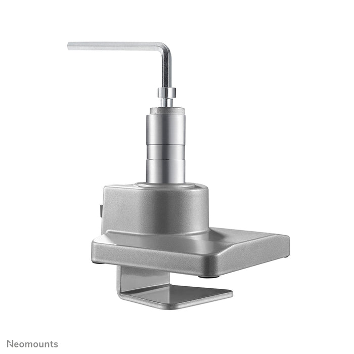 Neomounts NM-D775 zilverPLUS est un support de bureau à gaz pour moniteurs incurvés jusqu'à 49 pouces (124 cm) - Argenté