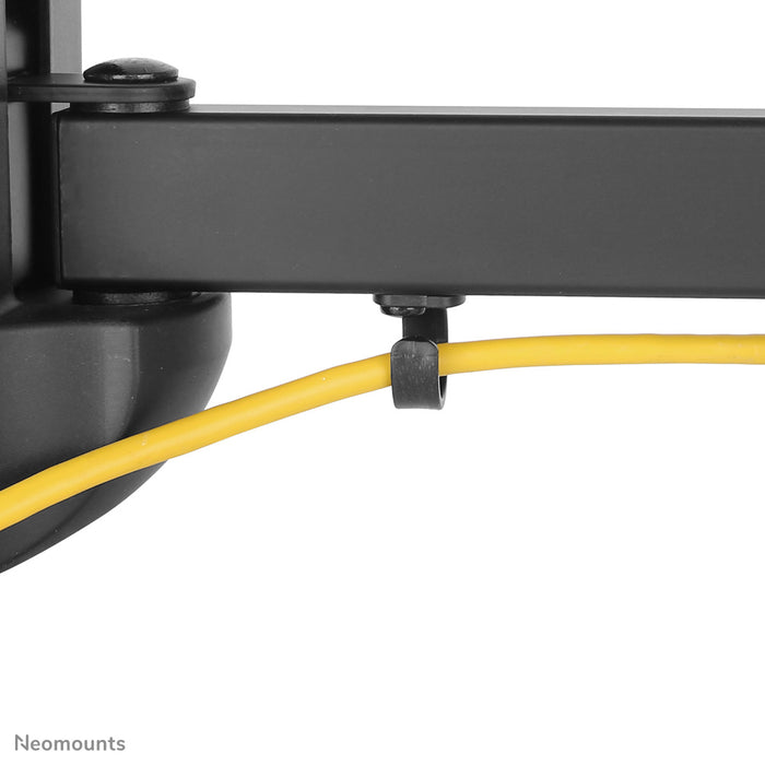 Neomounts NM-W115 noir est un support mural inclinable et pivotant avec 1 point de rotation pour écrans plats jusqu'à 32 pouces (81 cm).