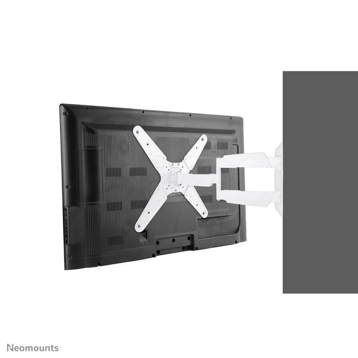 Neomounts NM-W440 blanc est un support mural avec 3 points de rotation pour écrans plats jusqu'à 55 pouces (140 cm).