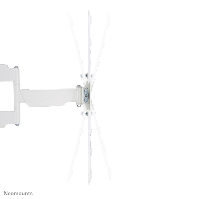Neomounts NM-W440 blanc est un support mural avec 3 points de rotation pour écrans plats jusqu'à 55 pouces (140 cm).