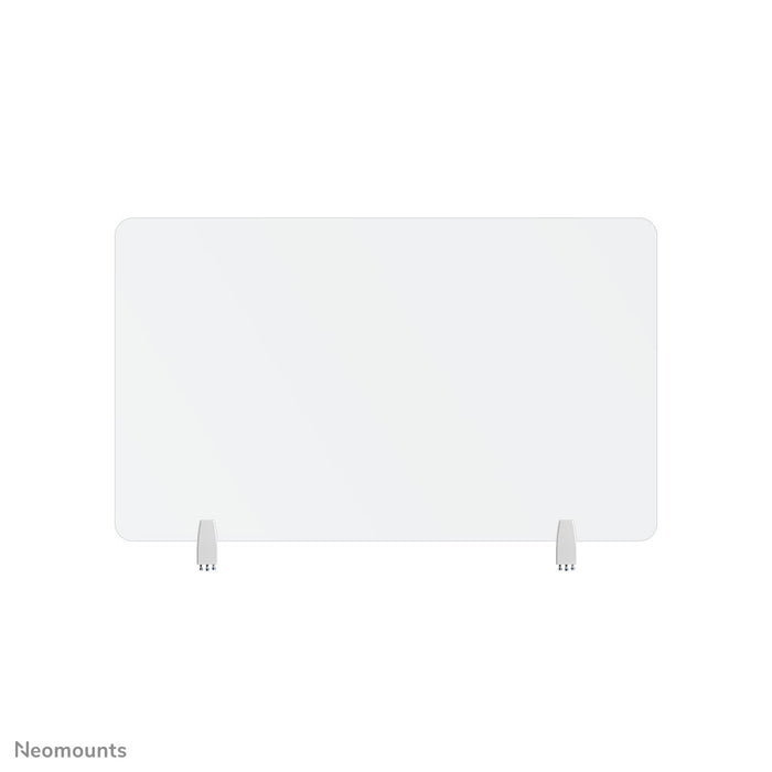 Neomounts NS-GLSPROTECT100 est un écran en verre durable de 100 cm offrant une protection contre la distance sur le lieu de travail - Verre trempé, transparent, 100 % recyclable