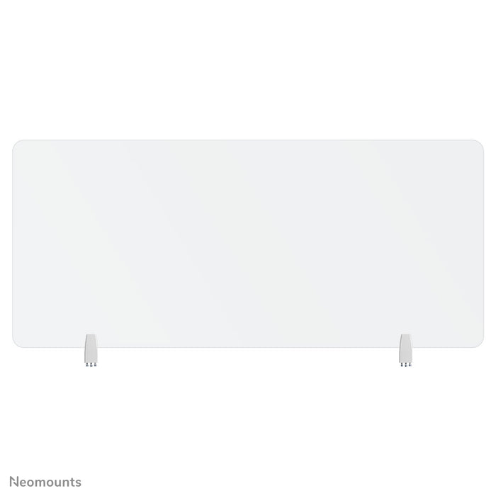 Neomounts NS-GLSPROTECT160 est un écran en verre durable de 158 cm offrant une protection contre la distance sur le lieu de travail - Verre trempé, transparent, 100 % recyclable