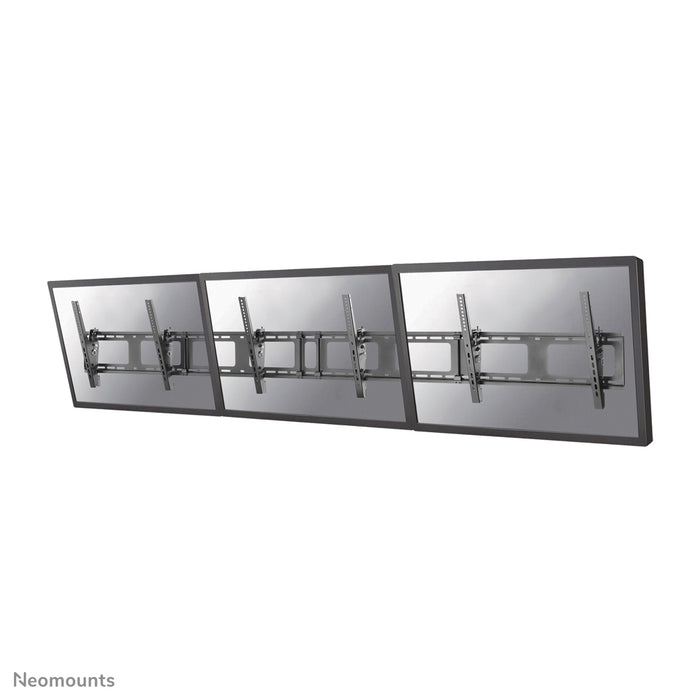 Neomounts NS-WMB300black est un support mural pour tableau de menu pour écrans jusqu'à 52 pouces (132 cm).