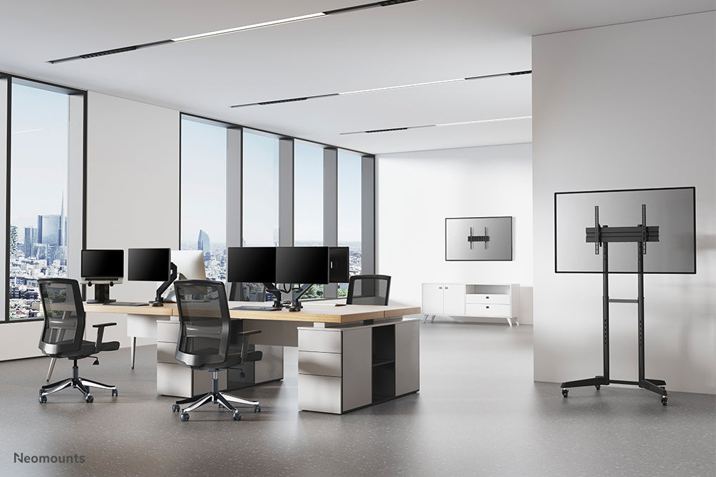 Support pliable pour ordinateur portable Neomounts - Argent/ noir