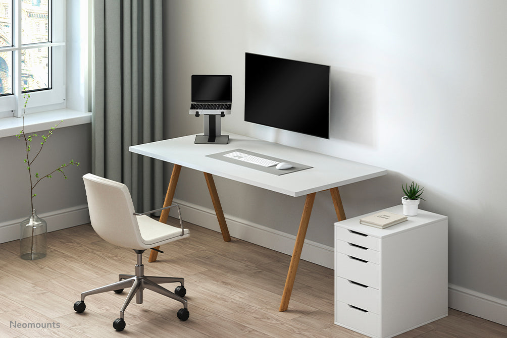 Support pliable pour ordinateur portable Neomounts - Argent/ noir