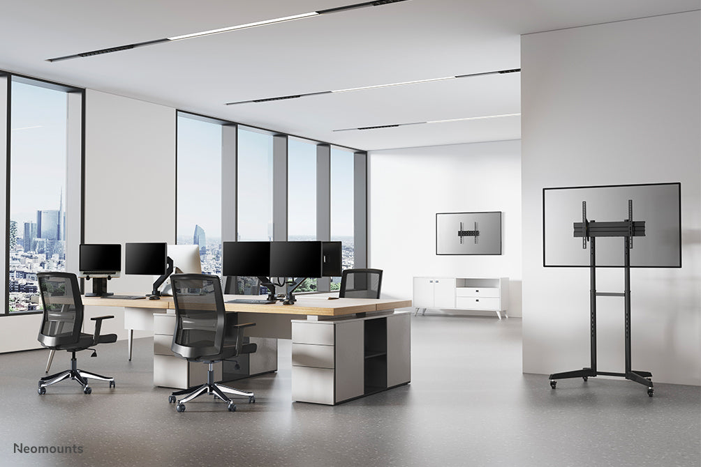 Support pliable pour ordinateur portable Neomounts - Argent/ noir