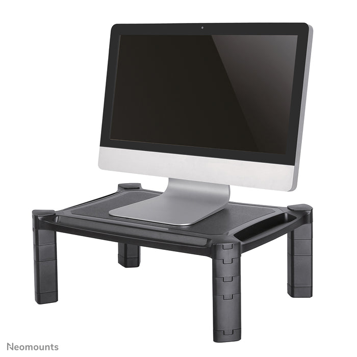 Neomounts NSMONITOR20 est un support surélevé pour un moniteur ou un ordinateur portable.