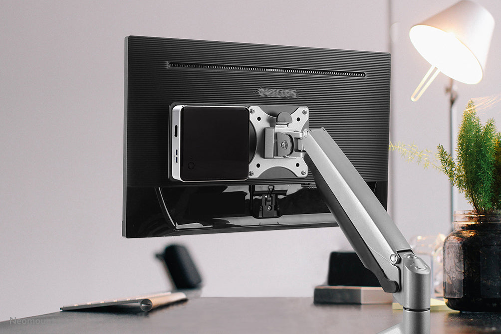 Neomounts Avec ce support pour client léger, modèle THINCLIENT-01, vous montez facilement un client léger sur un bras de moniteur.