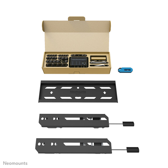 Neomounts WL30S-850BL12 support mural plat pour écrans de 24 à 55 pouces - Noir