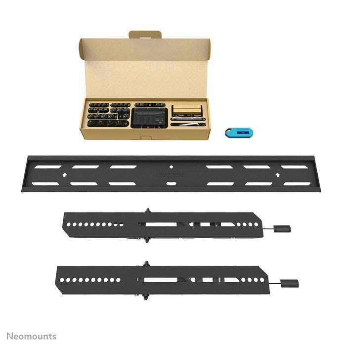 Neomounts WL30S-850BL16 support mural plat pour écrans de 40 à 82 pouces - Noir