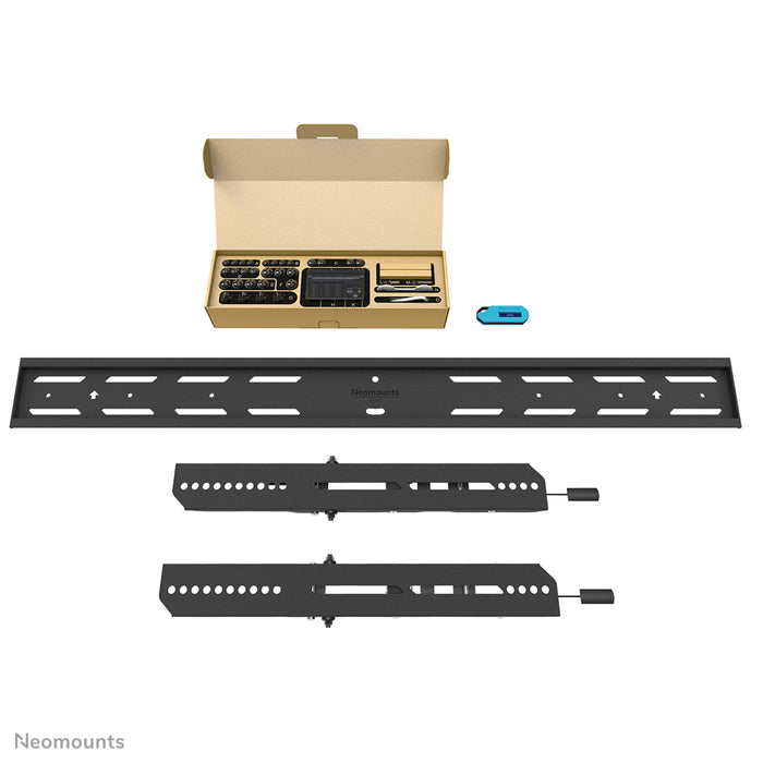 Neomounts WL30S-850BL18 support mural plat pour écrans de 43 à 86 pouces - Noir