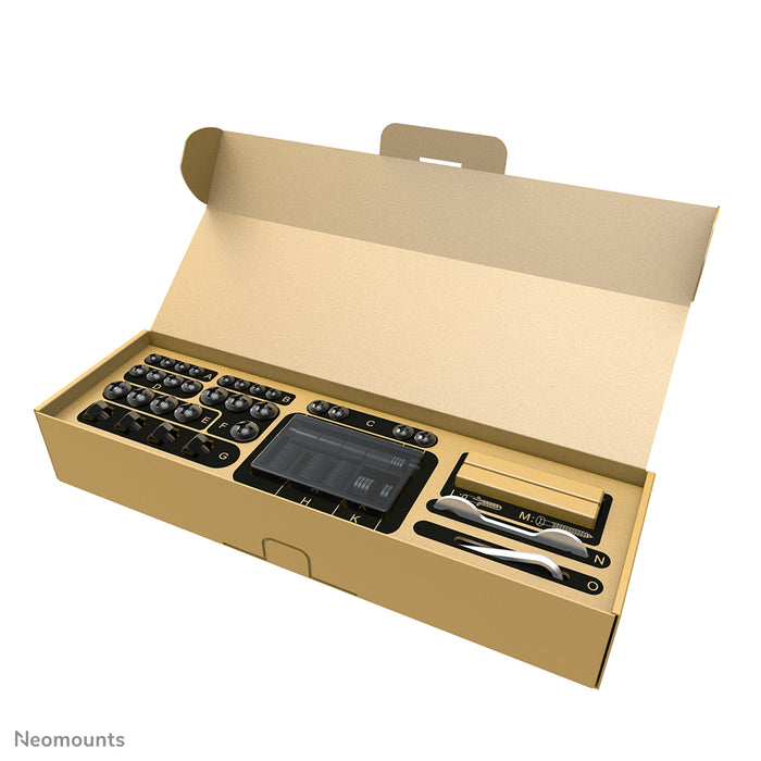 Neomounts WL30S-910BL16 support de pilier plat pour écrans de 40 à 75 pouces - Noir