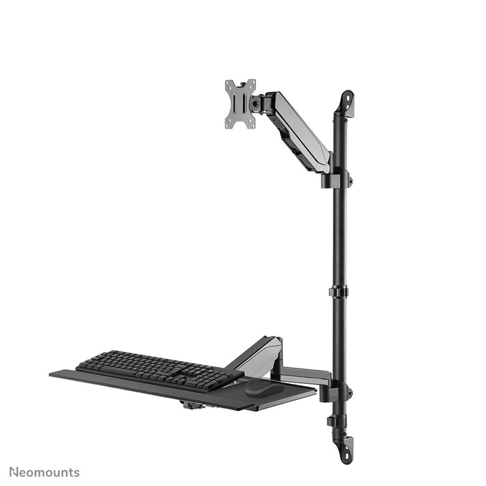 Neomounts WL90-325BL1 Zit-sta werkstation wand 17-32" - gasveer – detailaanzicht 2