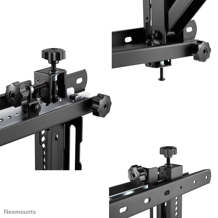 Neomounts WL95-900BL16 support de mur vidéo à pousser pour faire sortir pour écrans de 45-75 pouces - Noir