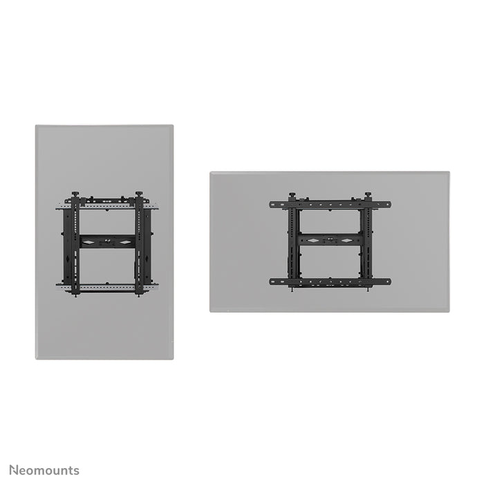 Neomounts WL95-900BL16 support de mur vidéo à pousser pour faire sortir pour écrans de 45-75 pouces - Noir