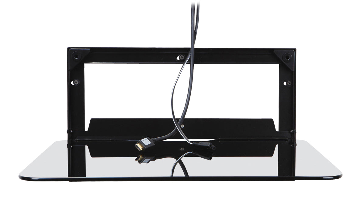 Plateau mural A/V avec système de gestion des câbles