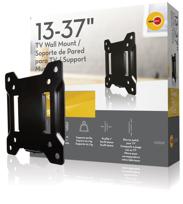 Support mural TV large pour écrans jusqu'à max. 37"