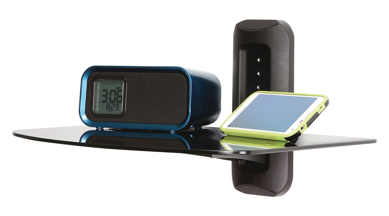 Plateau audio vidéo en verre 420 x 290 x 230 mm - 9,9 kg