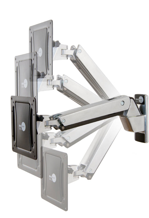 Support mural universel à vérin à gaz pour écrans jusqu'à 55 pouces